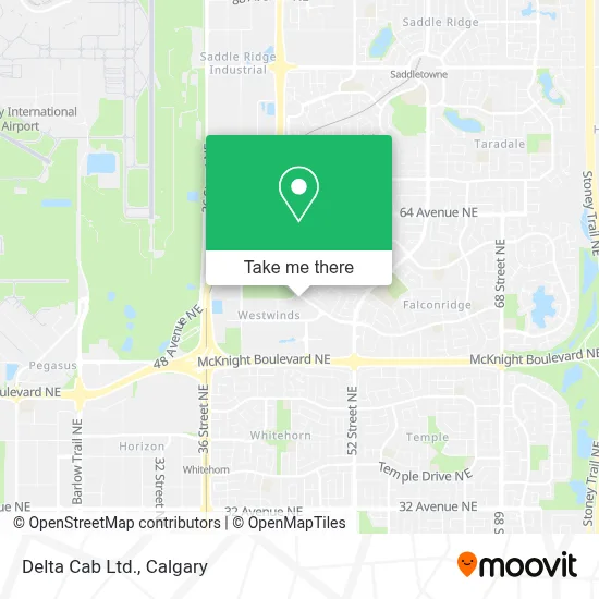 Delta Cab Ltd. map