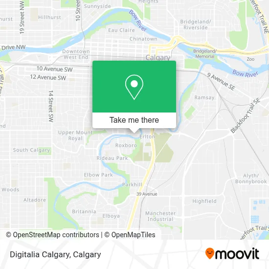 Digitalia Calgary map