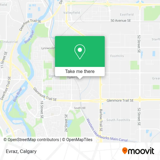 Evraz map