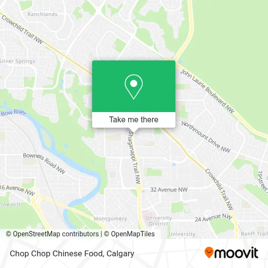 Chop Chop Chinese Food map