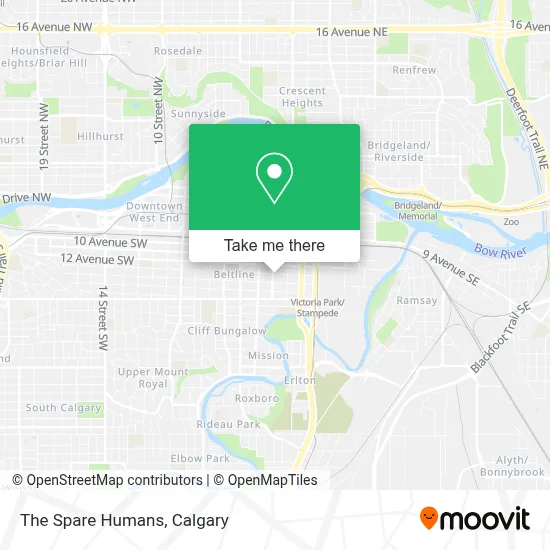 The Spare Humans map