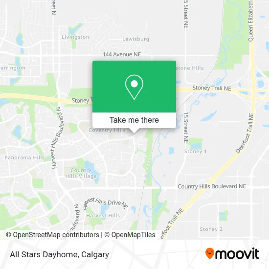 All Stars Dayhome map