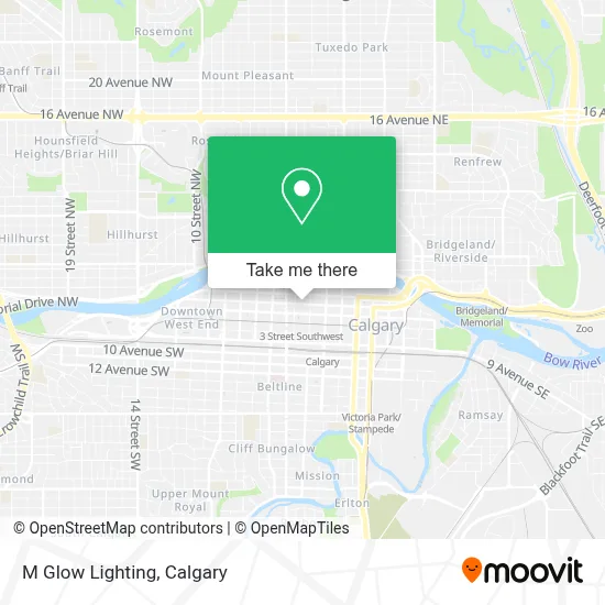 M Glow Lighting map