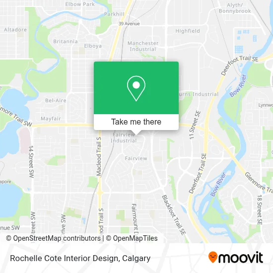 Rochelle Cote Interior Design map