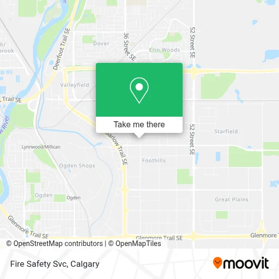 Fire Safety Svc map