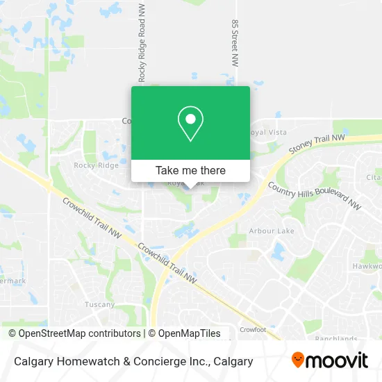 Calgary Homewatch & Concierge Inc. map