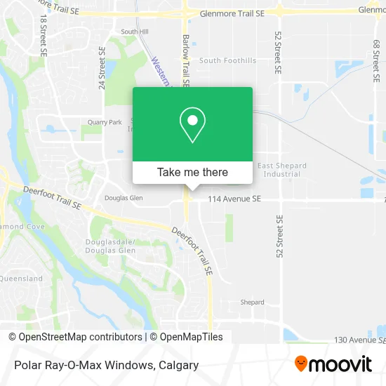 Polar Ray-O-Max Windows map