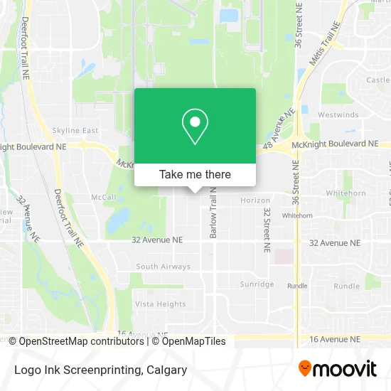 Logo Ink Screenprinting map