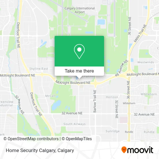 Home Security Calgary map