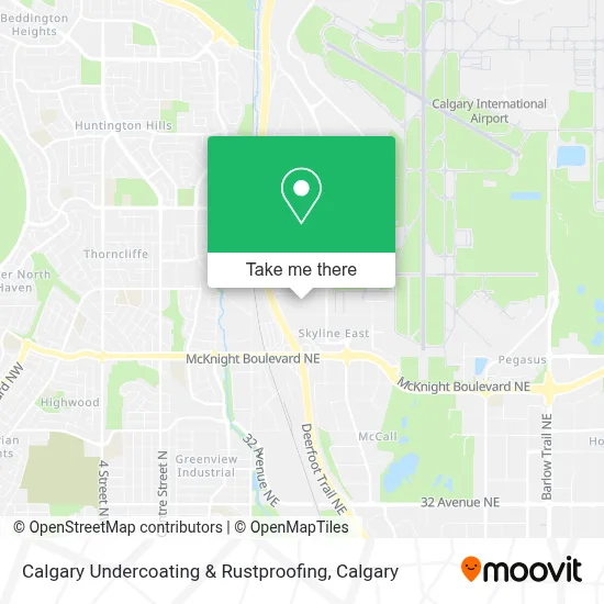 Calgary Undercoating & Rustproofing map