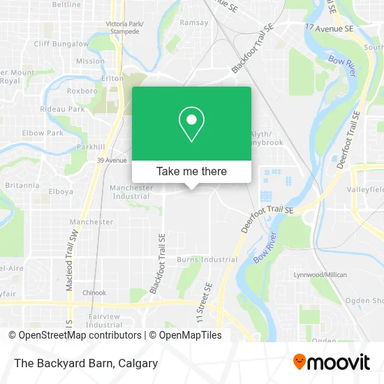 The Backyard Barn map