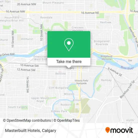 Masterbuilt Hotels map
