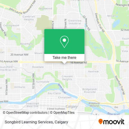 Songbird Learning Services map