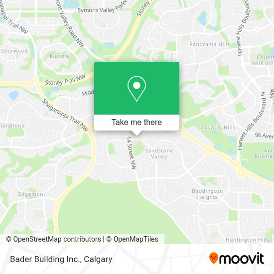 Bader Building Inc. map