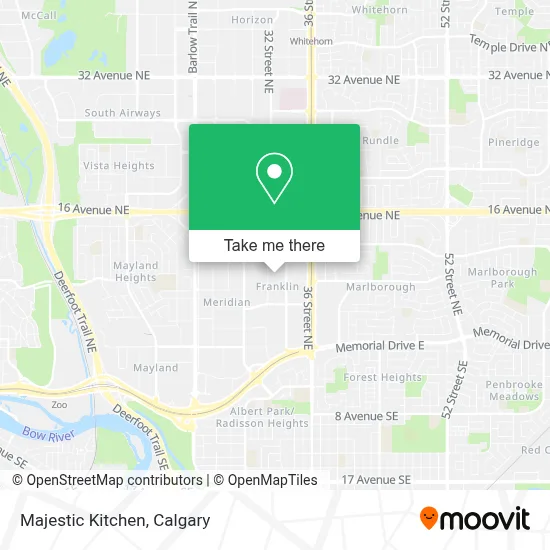 Majestic Kitchen map