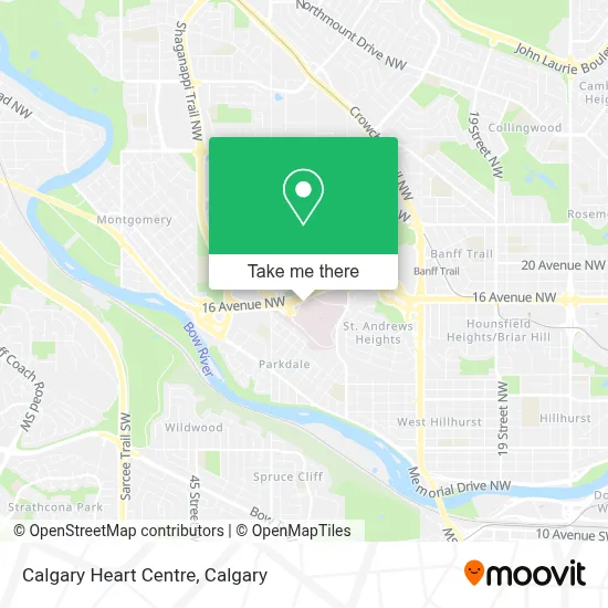 Calgary Heart Centre map