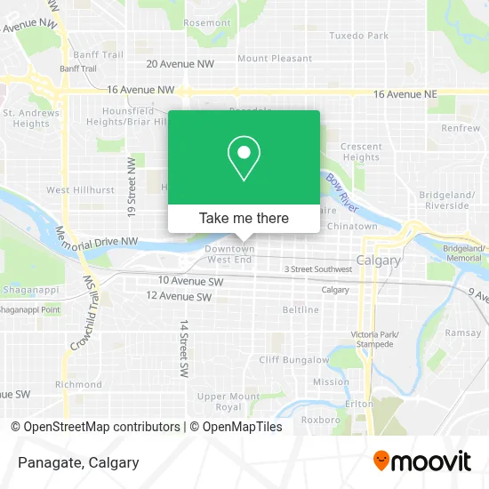 Panagate map