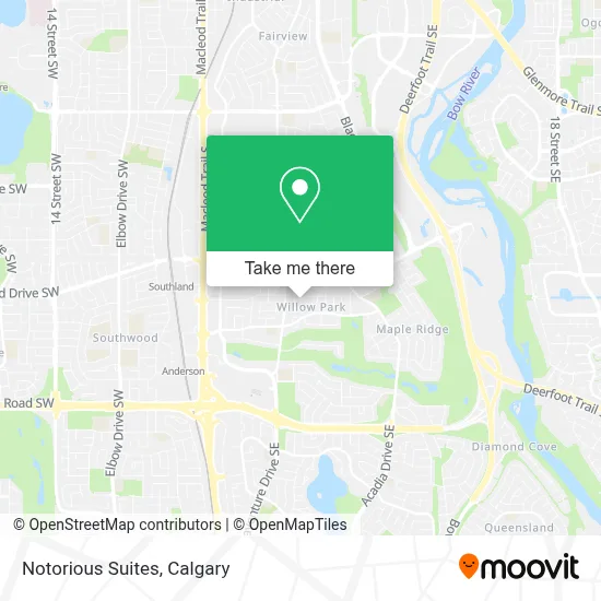 Notorious Suites map