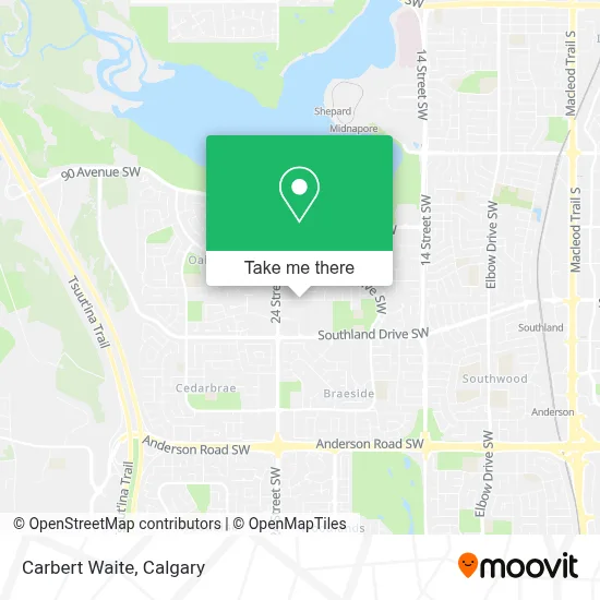 Carbert Waite map