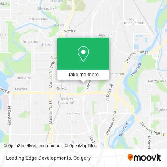 Leading Edge Developments map