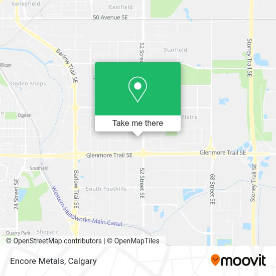 Encore Metals map
