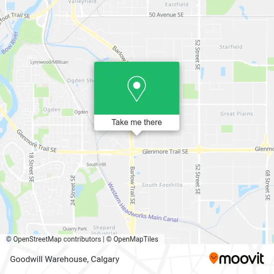 Goodwill Warehouse map