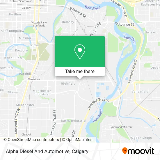 Alpha Diesel And Automotive map
