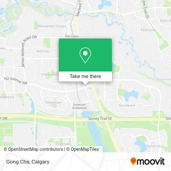 Gong Cha map