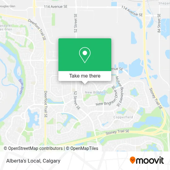 Alberta's Local map