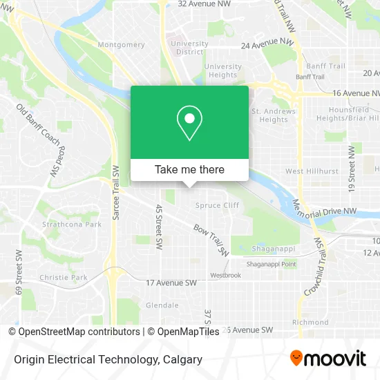 Origin Electrical Technology map