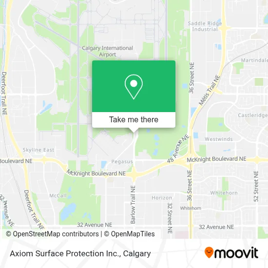 Axiom Surface Protection Inc. map