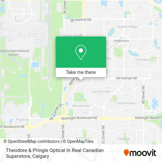 Theodore & Pringle Optical In Real Canadian Superstore map