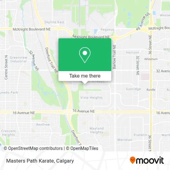 Masters Path Karate map