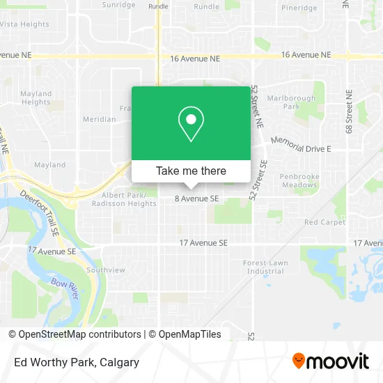Ed Worthy Park map