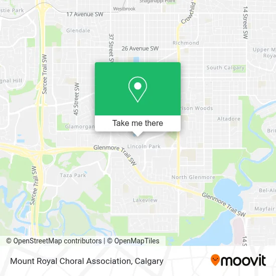 Mount Royal Choral Association map