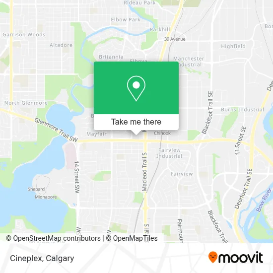 Cineplex map