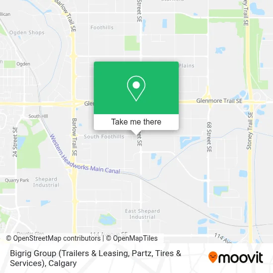 Bigrig Group (Trailers & Leasing, Partz, Tires & Services) map