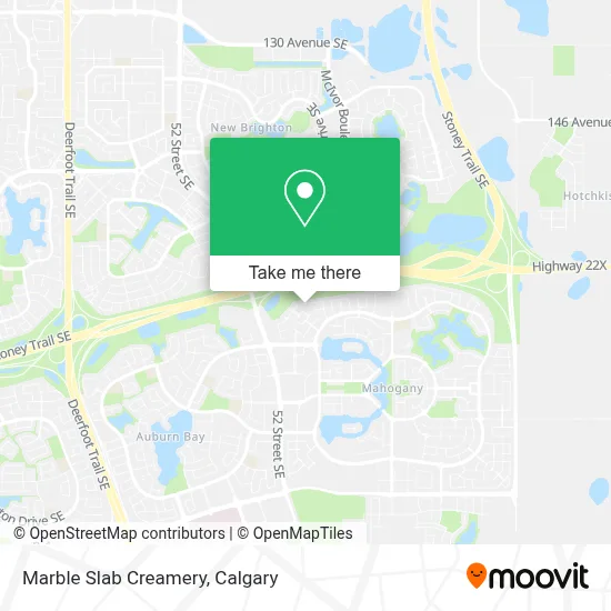 Marble Slab Creamery map