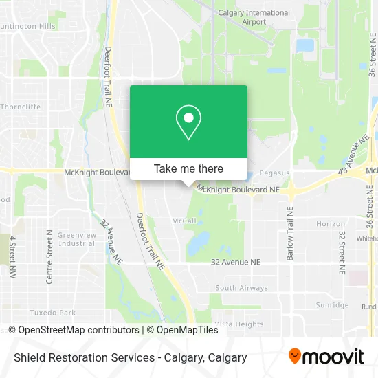 Shield Restoration Services - Calgary map