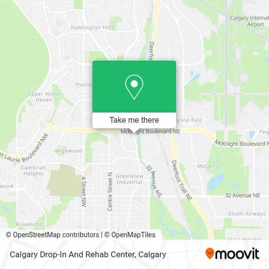 Calgary Drop-In And Rehab Center map