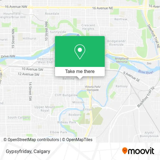Gypsyfriday map