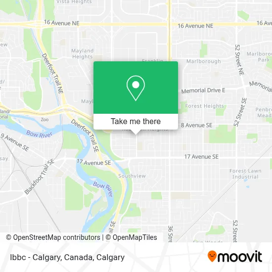 Ibbc - Calgary, Canada map