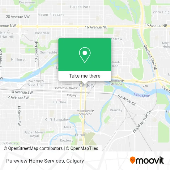 Pureview Home Services map