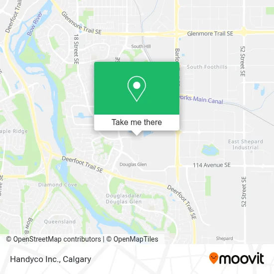 Handyco Inc. map