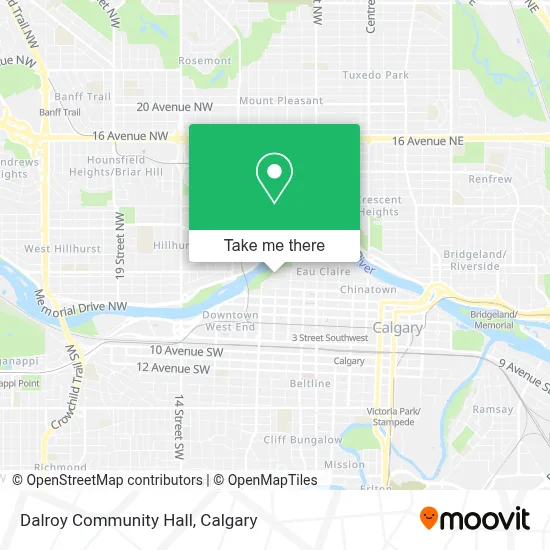 Dalroy Community Hall map