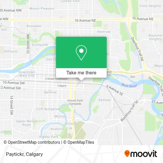 Paytickr map
