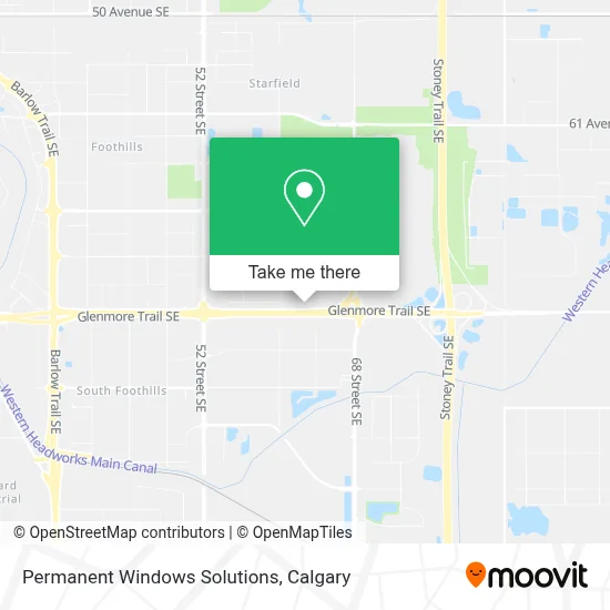 Permanent Windows Solutions map