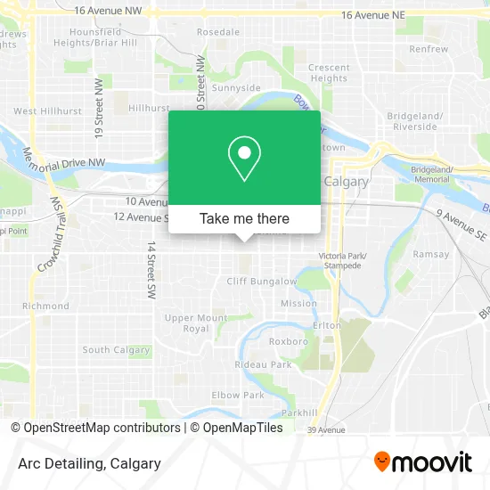 Arc Detailing map