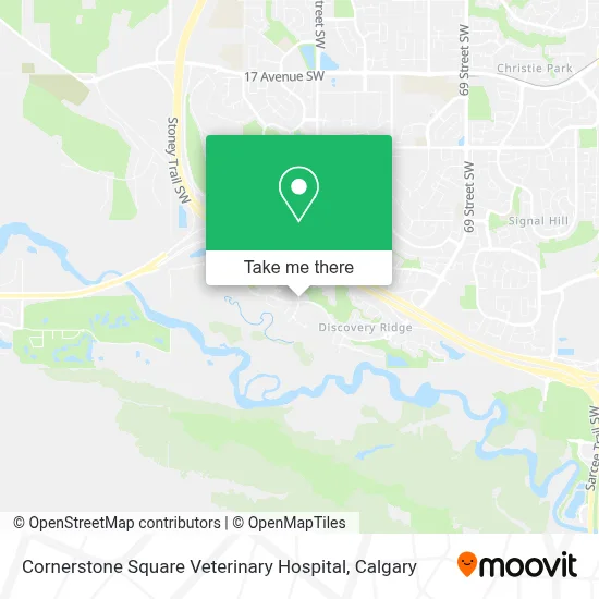 Cornerstone Square Veterinary Hospital map