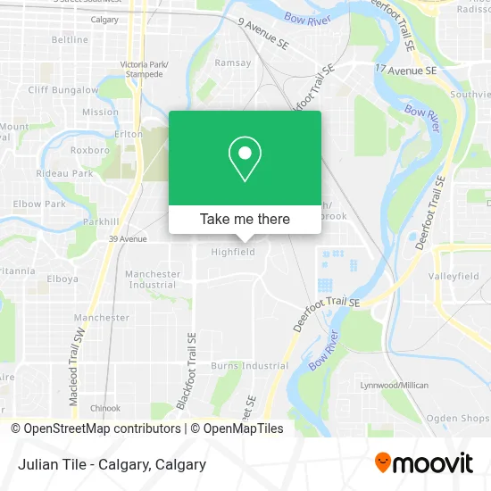 Julian Tile - Calgary map